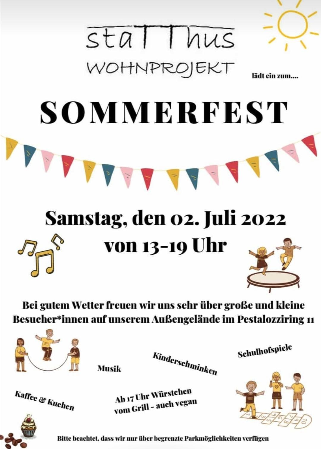 2022 Sommerfest Flyer